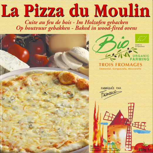 Sole Mio pizza 3 fromages bio 350g